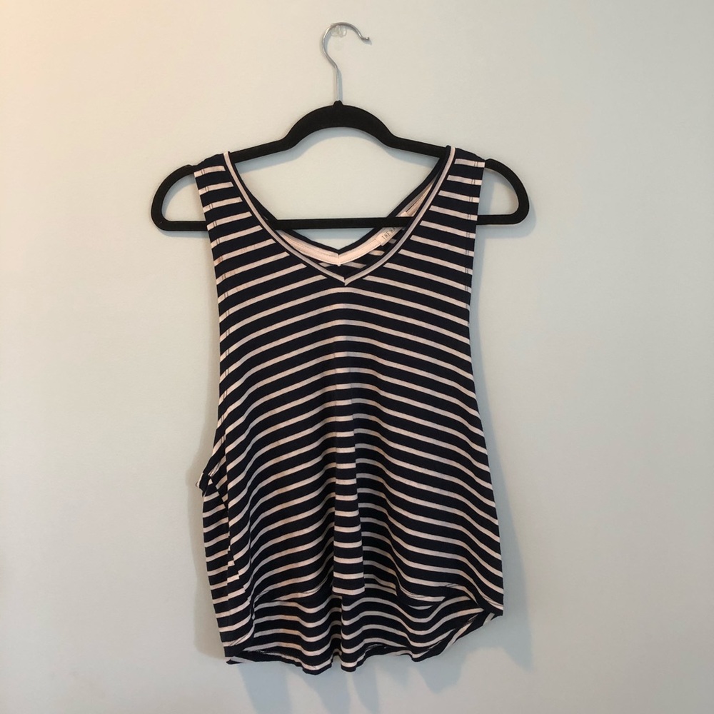 The Hanger: navy and white striped tank!
